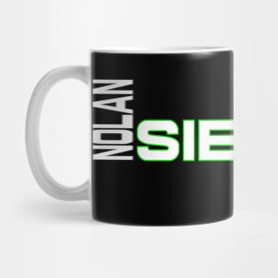 Nolan Siegel white text Mug